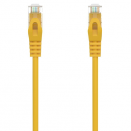 Cable de red rj45 awg24 utp aisens a145-0563 cat.6a/ lszh/ 25cm/ amarillo