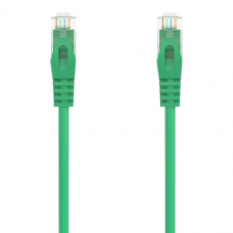 Cable de red rj45 awg24 utp aisens a145-0577 cat.6a/ lszh/ 25cm/ verde