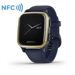 Smartwatch garmin venu sq music edition/ notificaciones/ frecuencia cardíaca/ gps/ oro claro