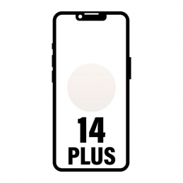 Smartphone apple iphone 14 plus 128gb/ 6.7'/ 5g/ blanco estrella