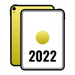 Apple ipad 10.9 2022 10th wifi/ a14 bionic/ 256gb/ amarillo - mpqa3ty/a