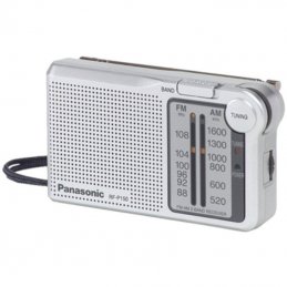 Radio portátil panasonic rf-p150d/ plata