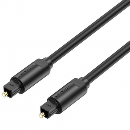 Cable de audio de fibra óptica vention baebi/ 3m/ negro