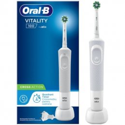 Cepillo dental braun oral-b vitality 100 crossaction/ blanco