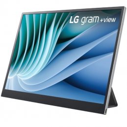Monitor portátil lg gram +view 16mr70 16'/ wqxga/ negro y plata