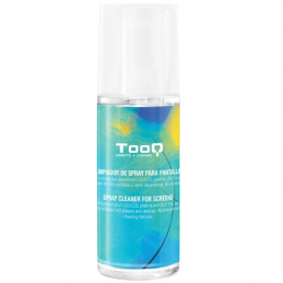 Kit limpiador de pantallas tooq tqsc0016/ spray 150ml + paño microfibra