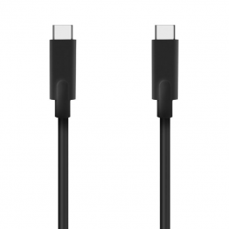 Cable usb 3.2 tipo-c aisens a107-0706 5gbps 3a 60w/ usb tipo-c macho - usb tipo-c macho/ hasta 60w/ 625mbps/ 4m/ negro