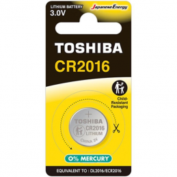 Pilas de botón toshiba cr2016 cp-1c/ 3v