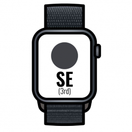 Apple watch se 2 gen 2023/ gps/ 40mm/ caja de aluminio medianoche/ correa deportiva loop medianoche