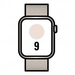 Apple watch series 9/ gps/ cellular/ 45mm/ caja de aluminio blanco estrella/ correa deportiva loop blanco estrella