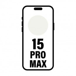 Smartphone apple iphone 15 pro max 256gb/ 6.7'/ 5g/ titanio blanco