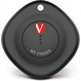 Localizador verbatim my finder bluetooth tracker myf-01 compatible con apple/ incluye llavero y pila/ negro