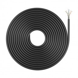 Bobina de cable rj45 para exteriores utp awg23 aisens a135-0751 cat.6/ 305m/ impermeable/ negro