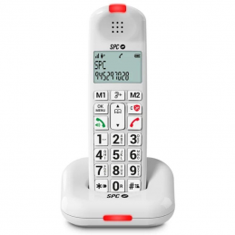 Teléfono inalámbrico spc comfort kairo/ blanco
