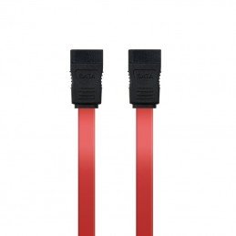 Cable sata nanocable 10.18.0101-oem/ sata hembra - sata hembra/ 50cm/ rojo