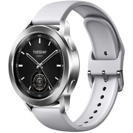Smartwatch xiaomi watch s3/ notificaciones/ frecuencia cardíaca/ gps/ plata