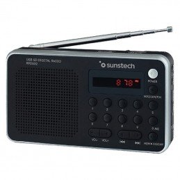 Radio portátil sunstech rpd32sl/ plata