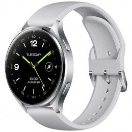 Smartwatch xiaomi watch 2/ notificaciones/ frecuencia cardíaca/ gps/ plata
