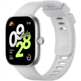 Smartwatch xiaomi redmi watch 4/ notificaciones/ frecuencia cardíaca/ gps/ plata