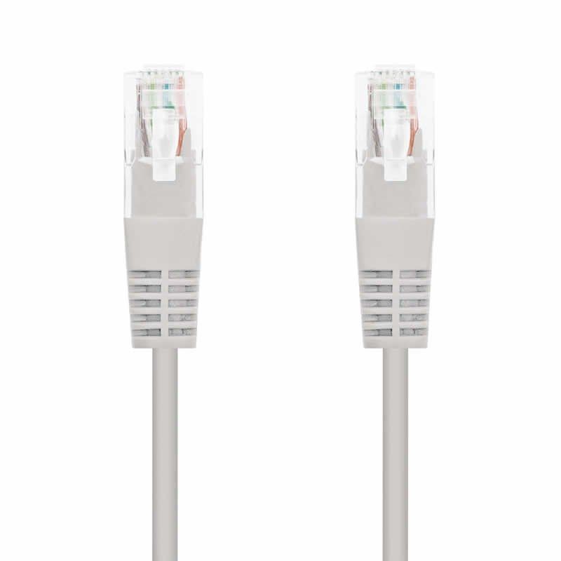 Cable de red rj45 utp nanocable 10.20.0400-l30 cat.6/ 30cm/ gris