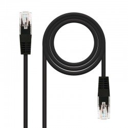 Cable de red rj45 utp nanocable 10.20.0401-bk/ cat.6/ 1m/ negro